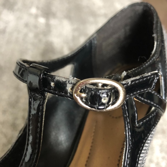 DEXFLEX by Dexter Heels Size 6.5 Round Toe Herringbone - Picture 7 of 11